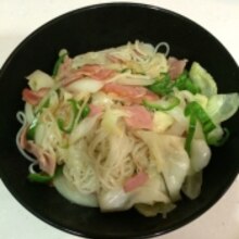 ベーコン入りそうめんチャンプル レシピ 作り方 By ヨヨヨ 楽天レシピ ベーコン入りそうめんチャンプル レシピ 作り方 By ヨヨヨ 楽天レシピ